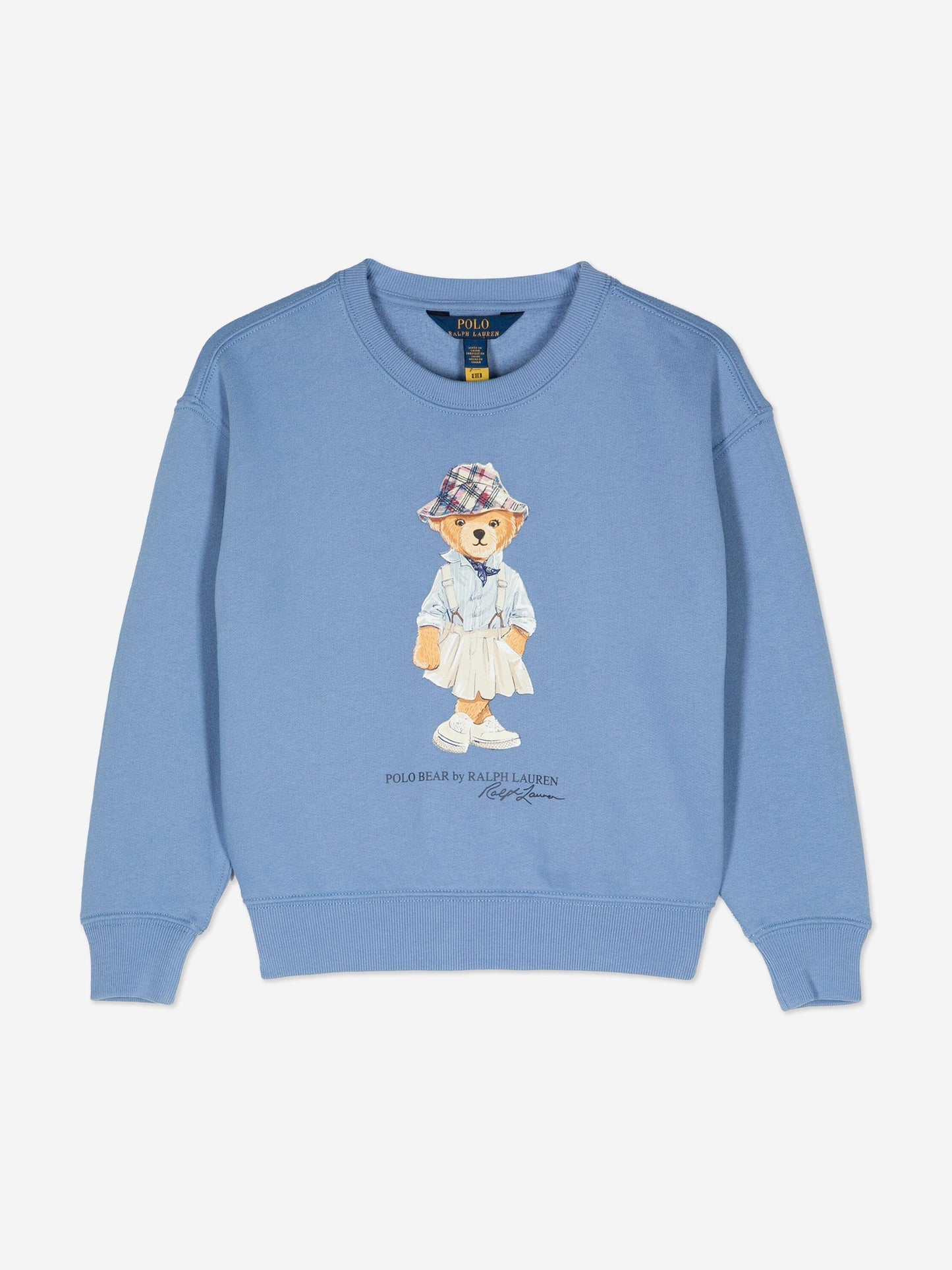 Ralph Lauren 女童蓝色小熊泡泡运动衫