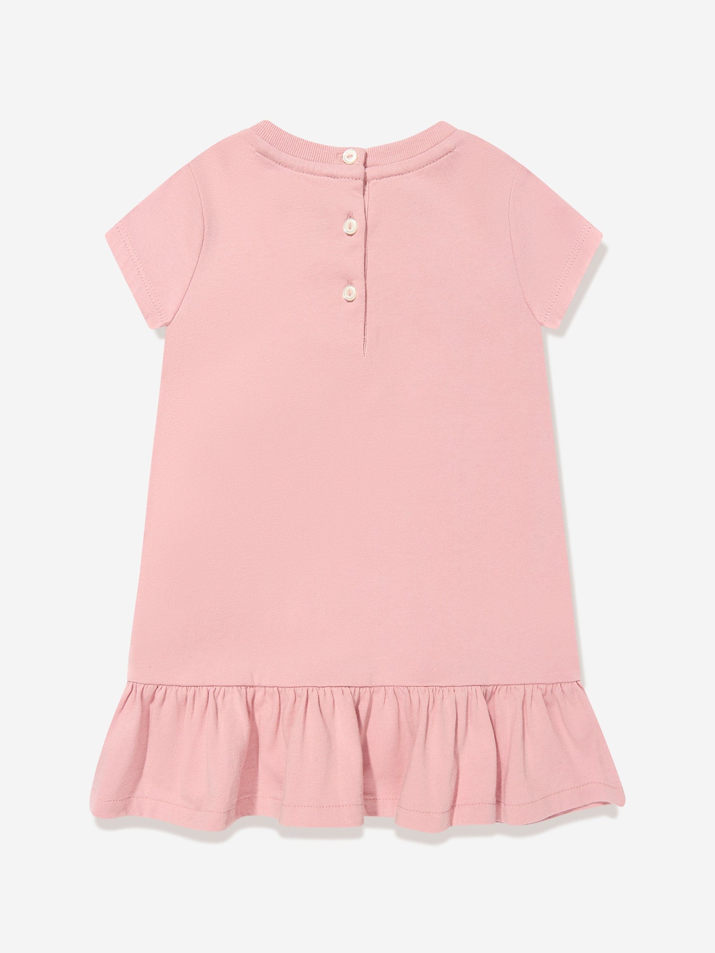 Ralph Lauren 女童粉色小熊针织连衣裙