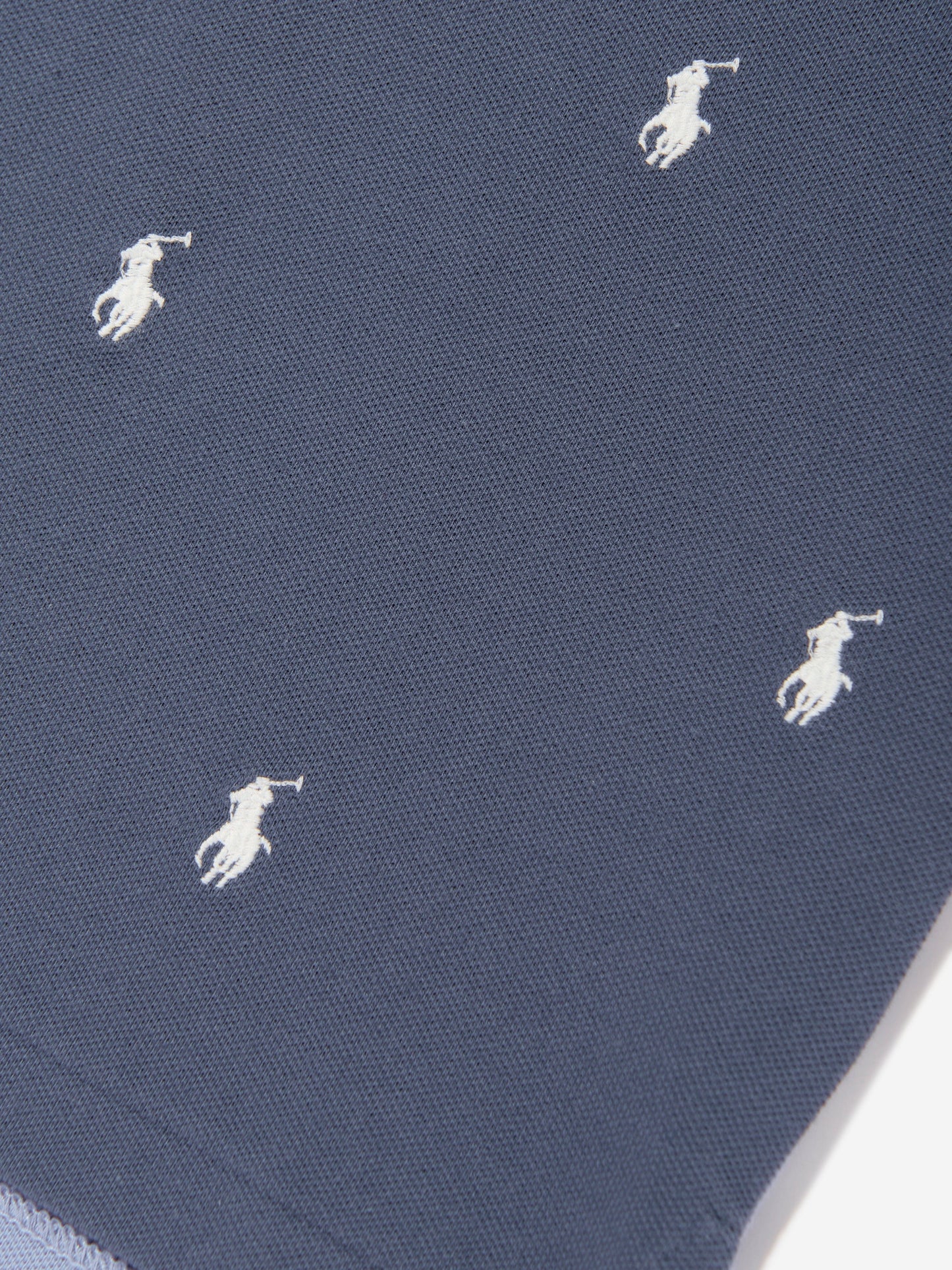 Ralph Lauren 女童蓝色徽标 Polo 衫