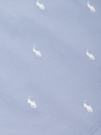Ralph Lauren 女童蓝色徽标 Polo 衫