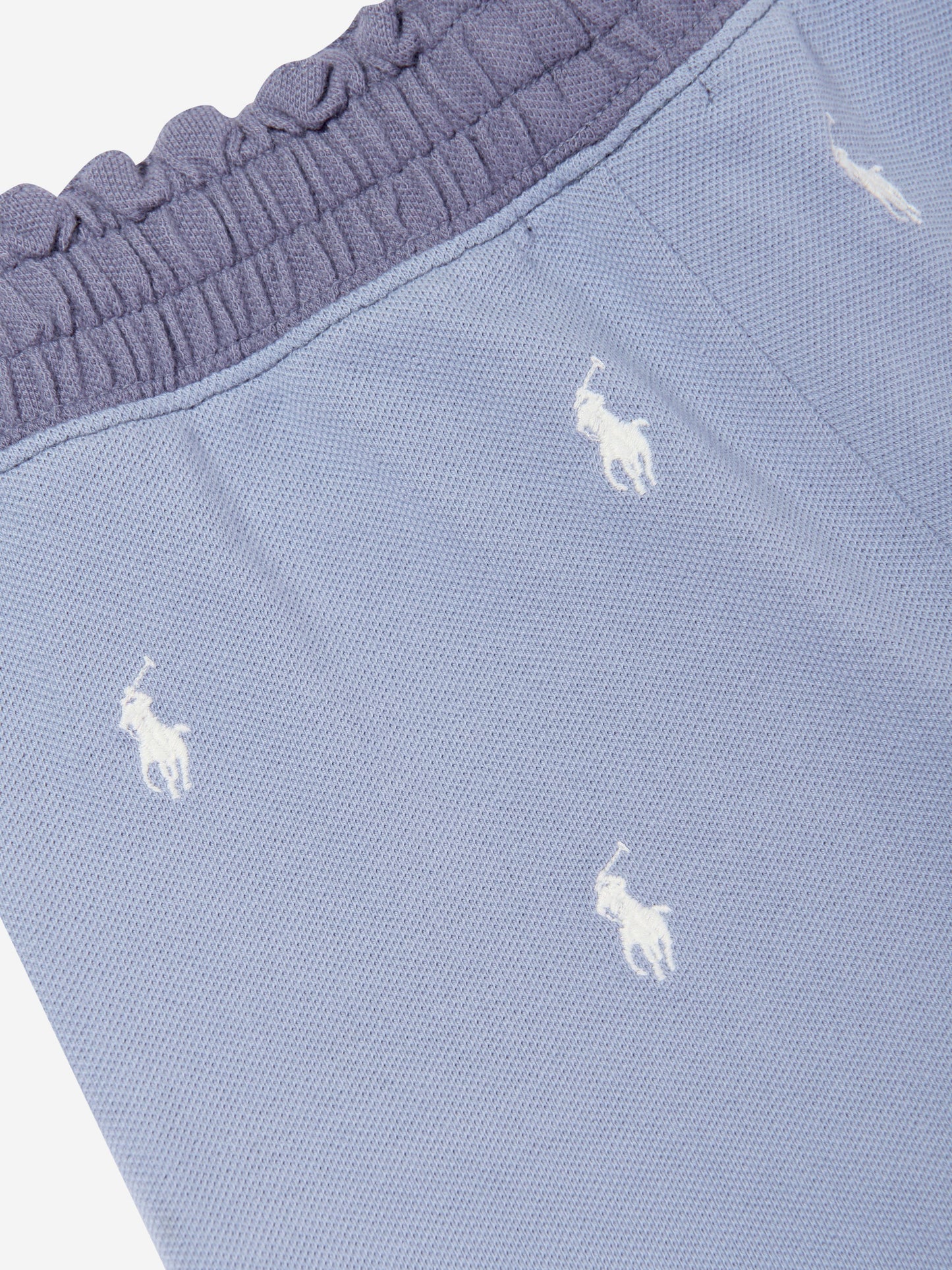 Ralph Lauren 女童蓝色徽标短裤