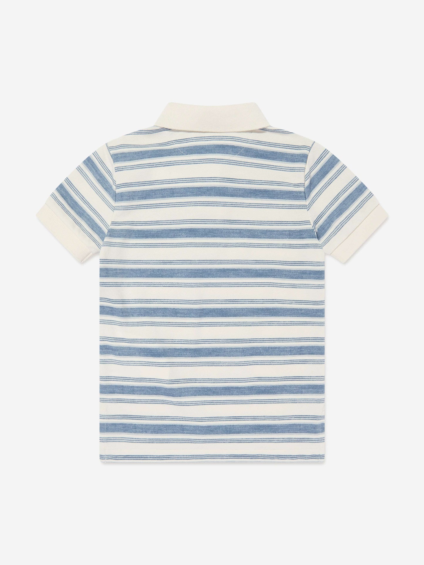 Ralph Lauren 男童蓝色条纹徽标 Polo 衫