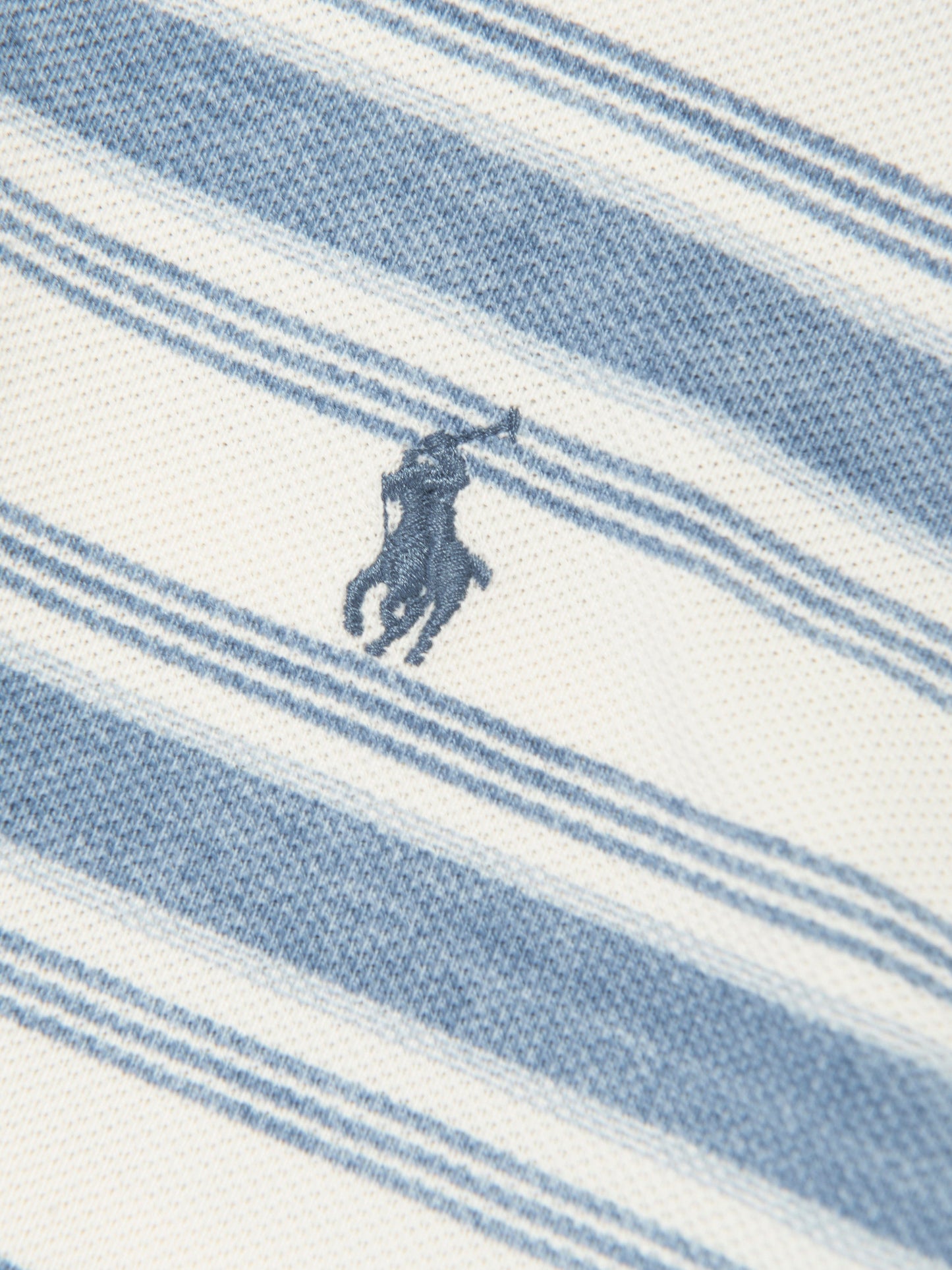 Ralph Lauren 男童蓝色条纹徽标 Polo 衫