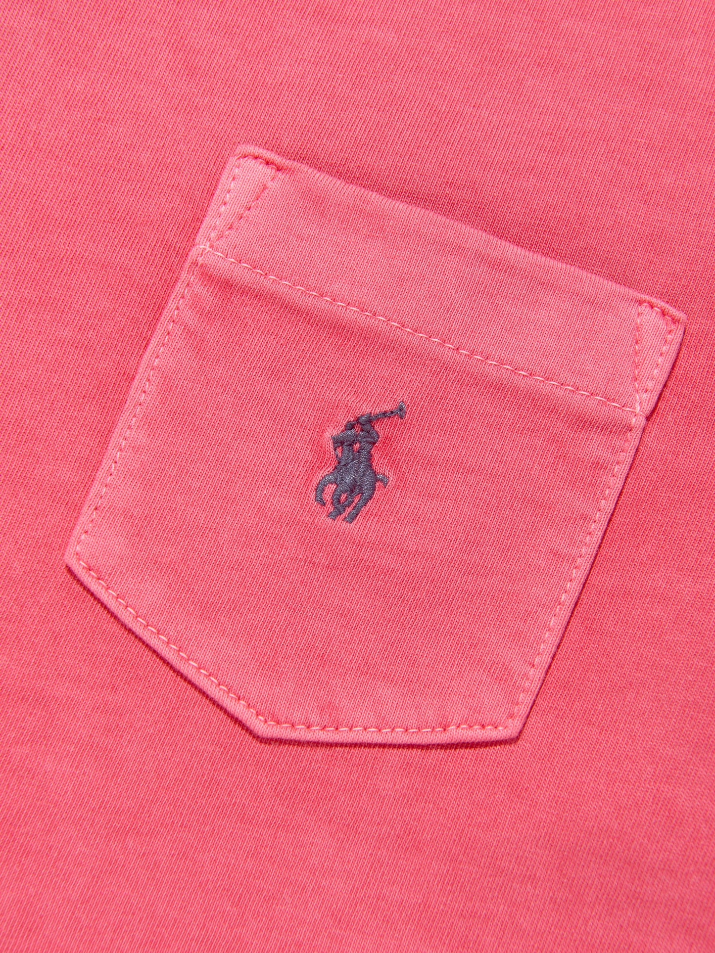 Ralph Lauren 男童粉色徽标口袋 T 恤