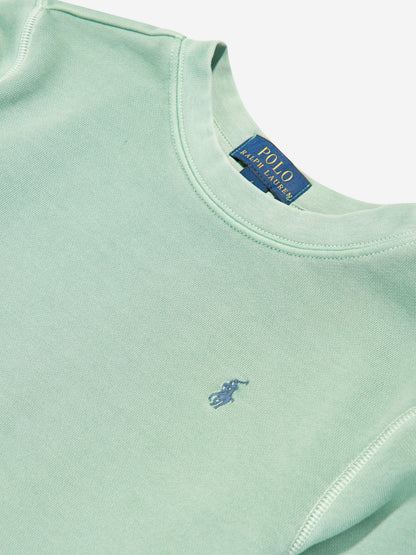 Ralph Lauren 男童绿色徽标运动衫