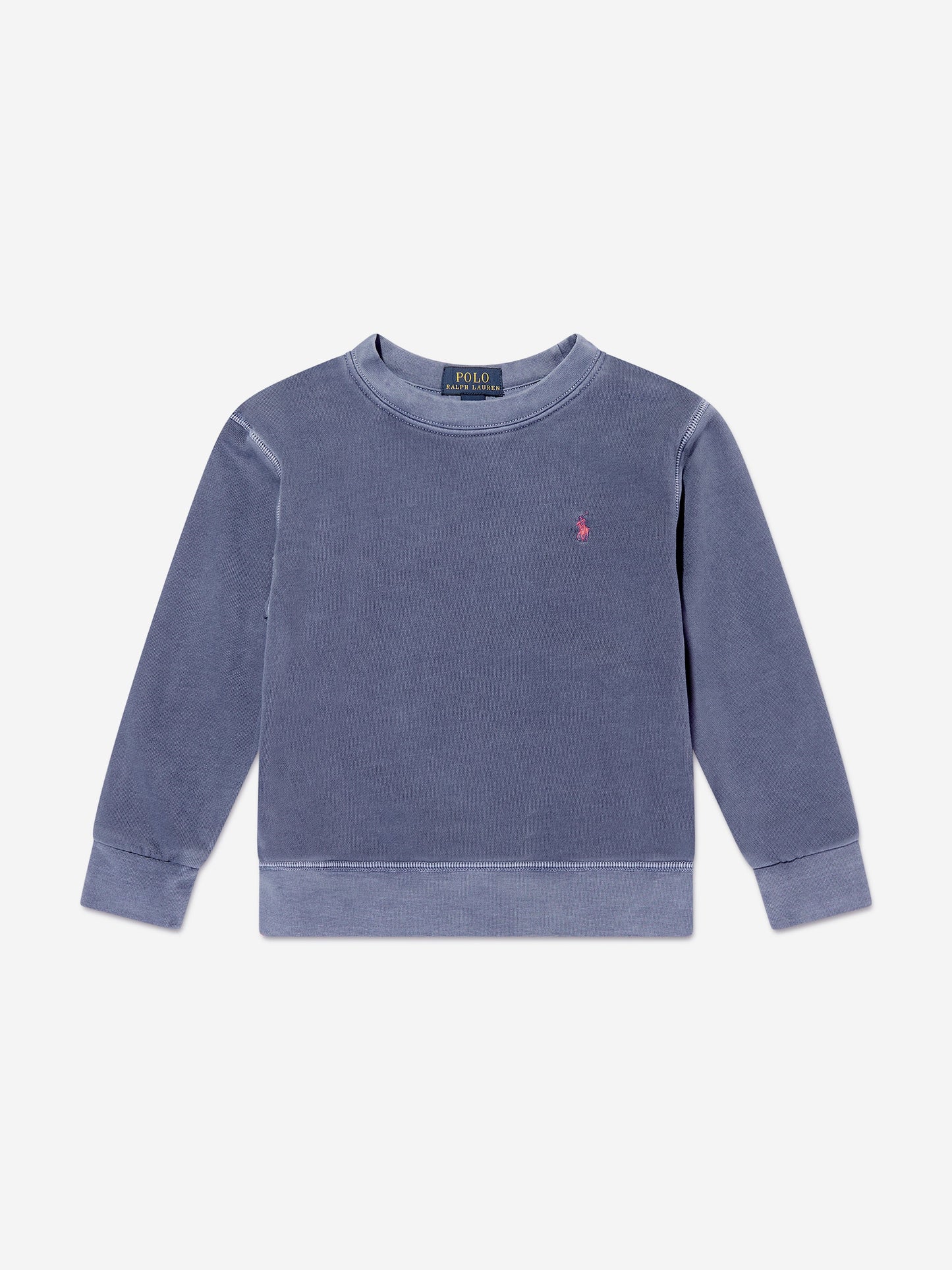 Ralph Lauren 男童蓝色徽标运动衫