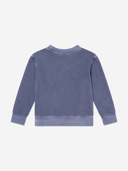 Ralph Lauren 男童蓝色徽标运动衫