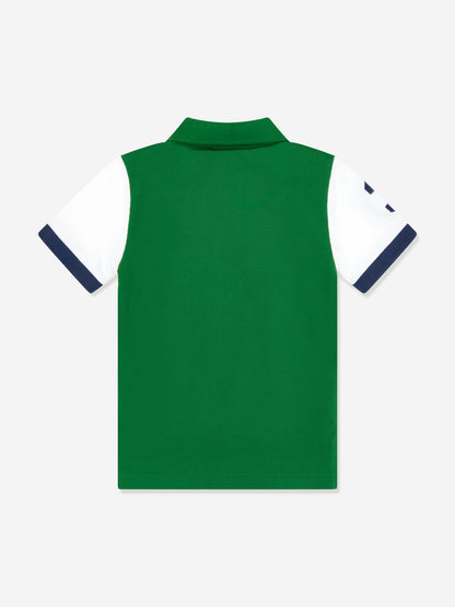 Ralph Lauren 男孩绿色 Polo 衫