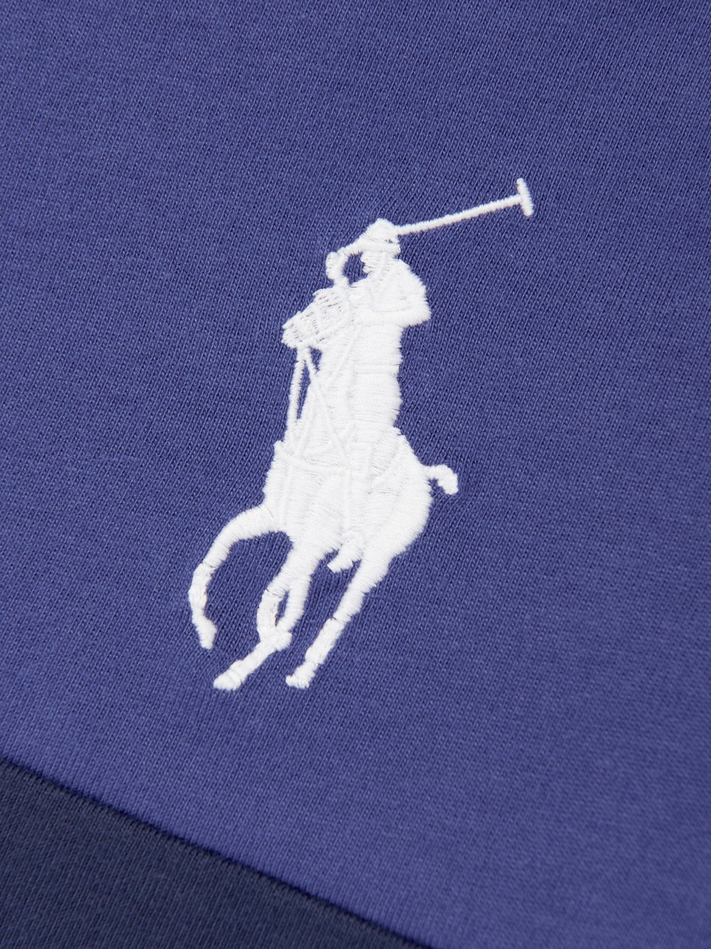 Ralph Lauren 男童海军蓝徽标条纹 T 恤