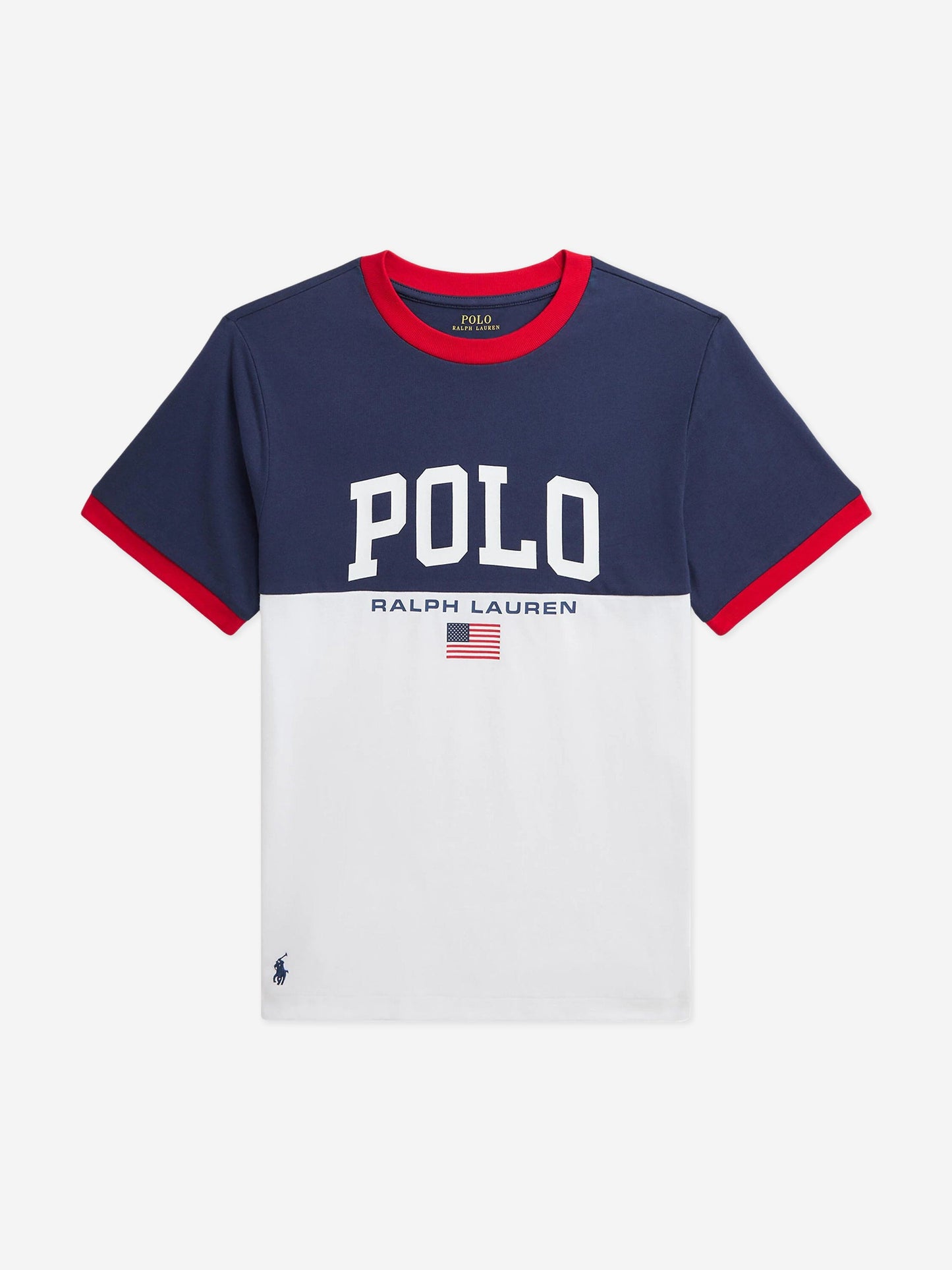 Ralph Lauren 男童白色 Polo T 恤