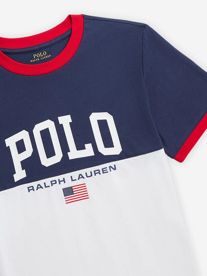 Ralph Lauren 男童白色 Polo T 恤