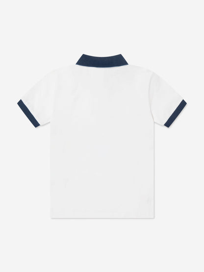 Ralph Lauren 男童白色国旗 Polo 衫