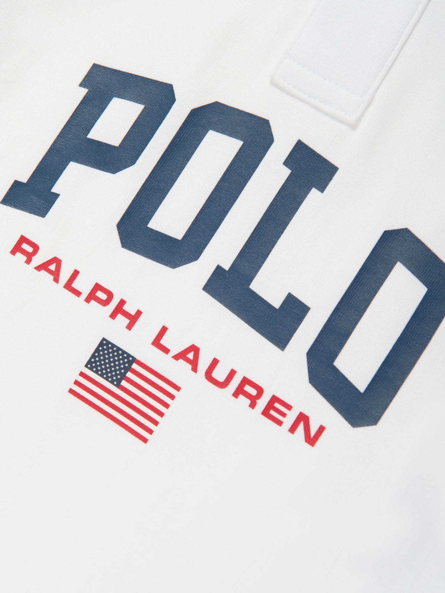 Ralph Lauren 男童白色国旗 Polo 衫