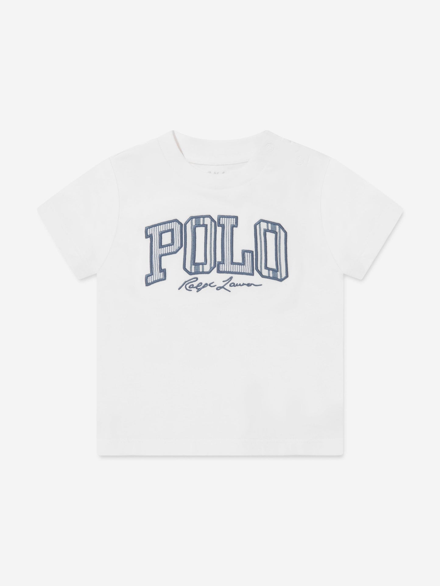 Ralph Lauren 男童 Polo 短裤套装（白色）