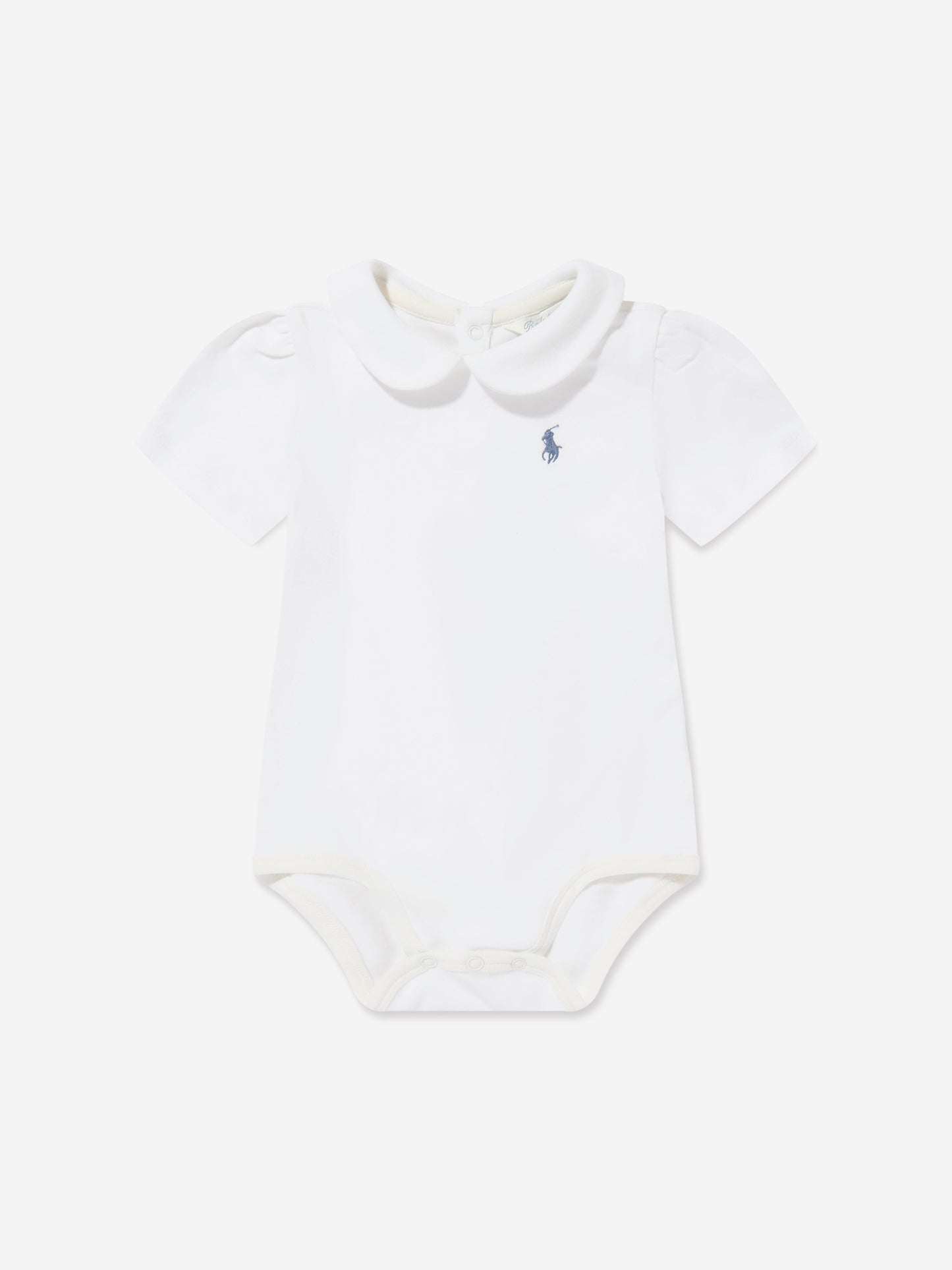 Ralph Lauren 女婴泡泡背带裤套装（蓝色）
