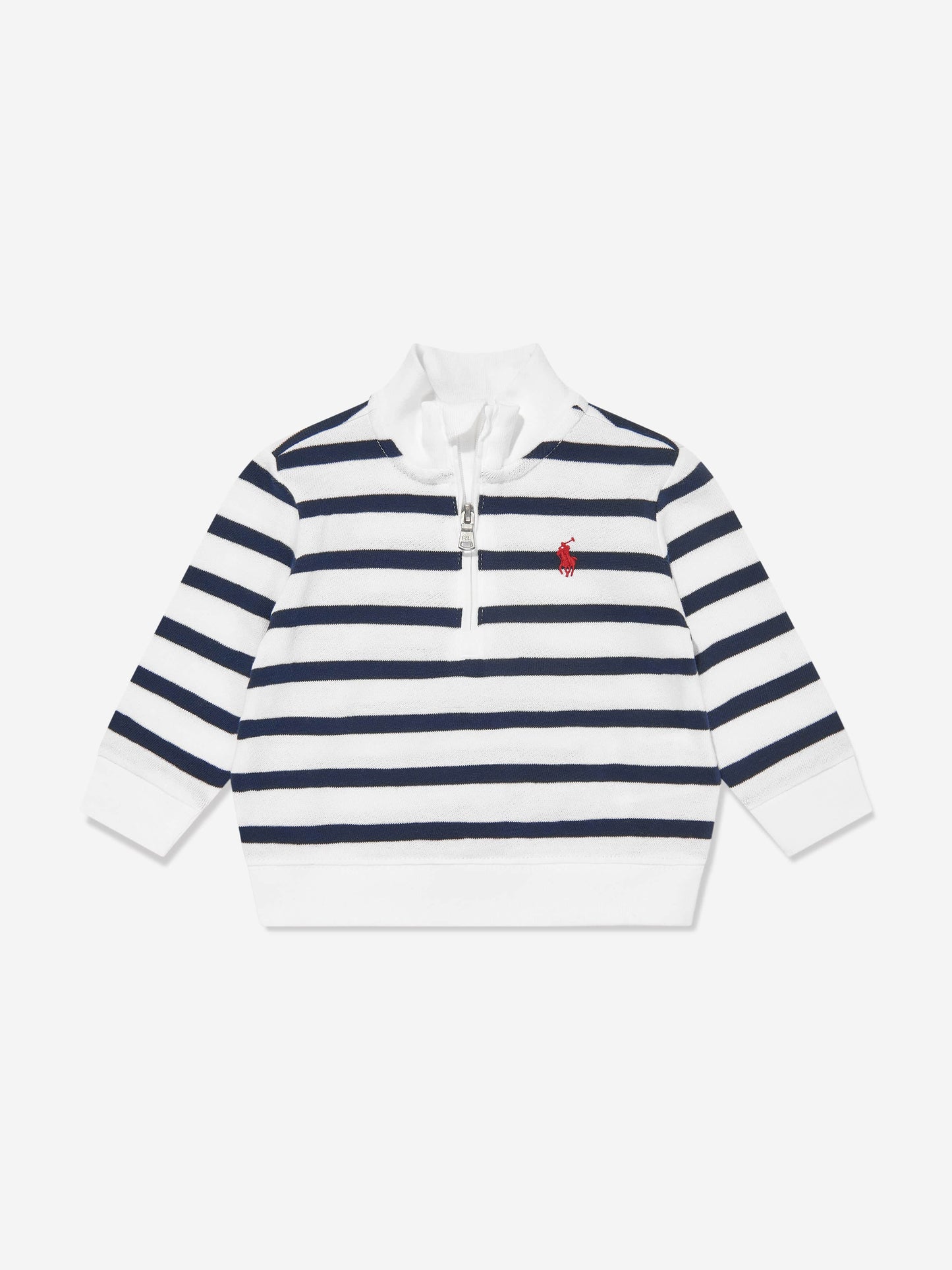 Ralph Lauren 男童条纹短裤套装（白色）