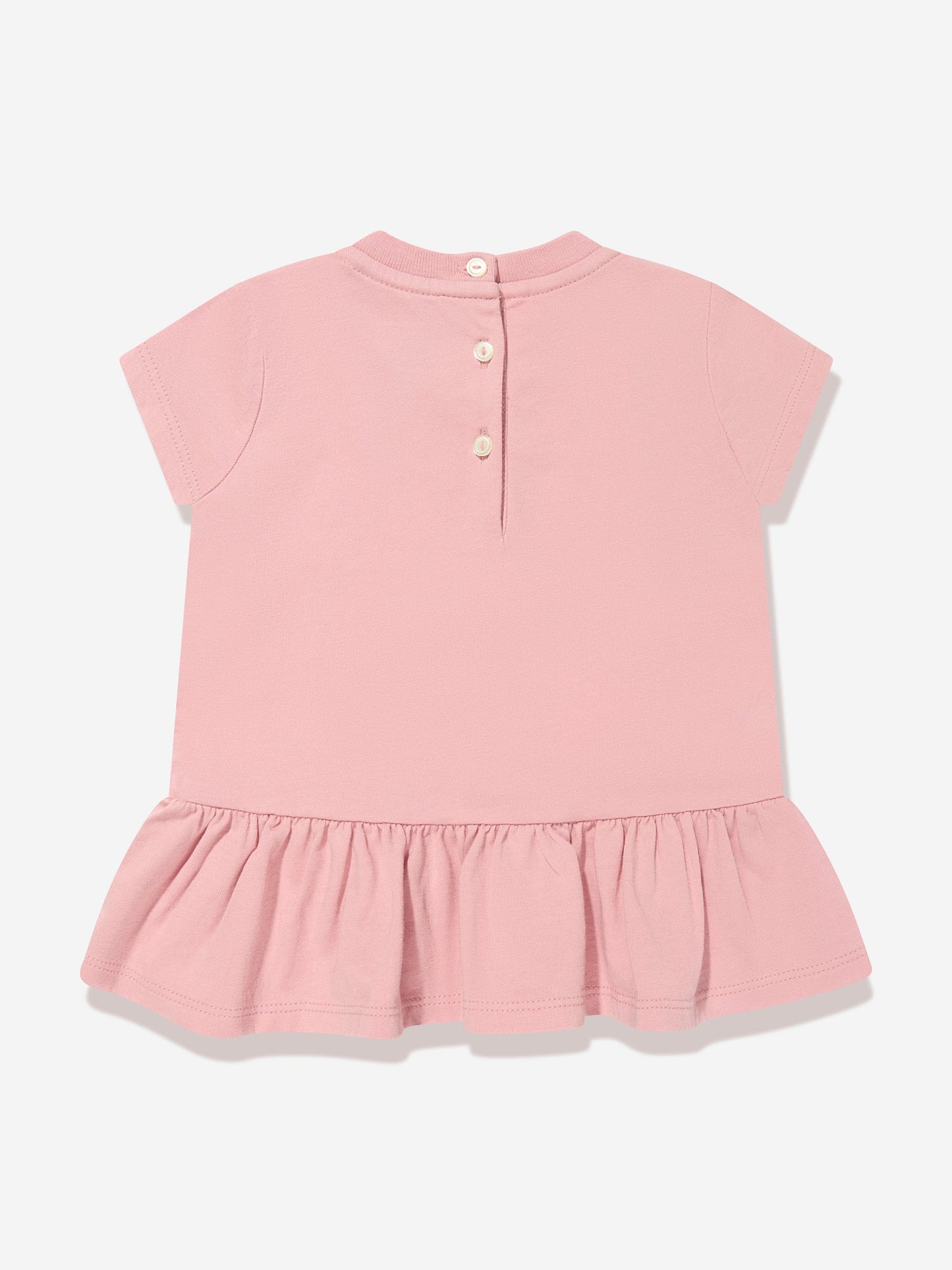 Ralph Lauren 女婴粉色小熊针织连衣裙