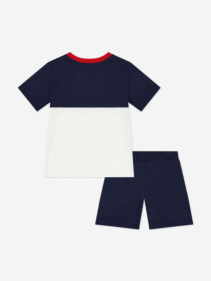 Ralph Lauren 男童 Polo 短裤套装（白色）