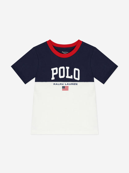 Ralph Lauren 男童 Polo 短裤套装（白色）
