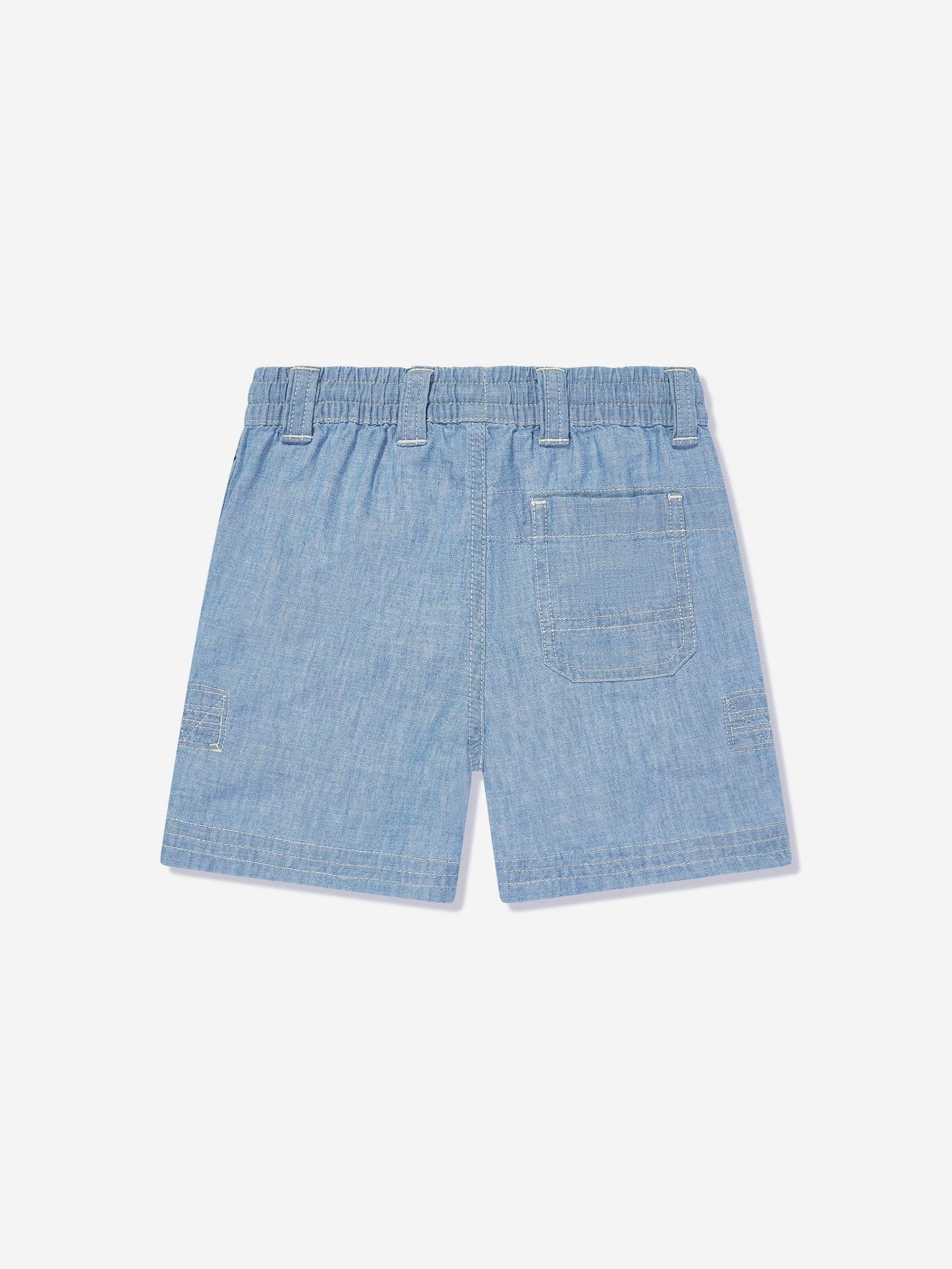 Ralph Lauren 男童蓝色 Chambray 橄榄球短裤