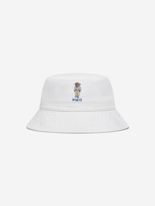 Ralph Lauren 男童白色熊渔夫帽