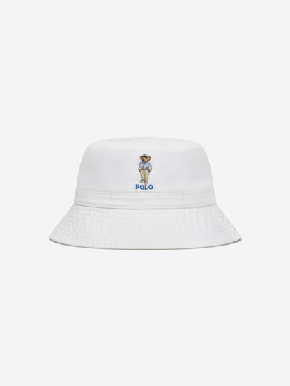 Ralph Lauren 男童白色熊渔夫帽