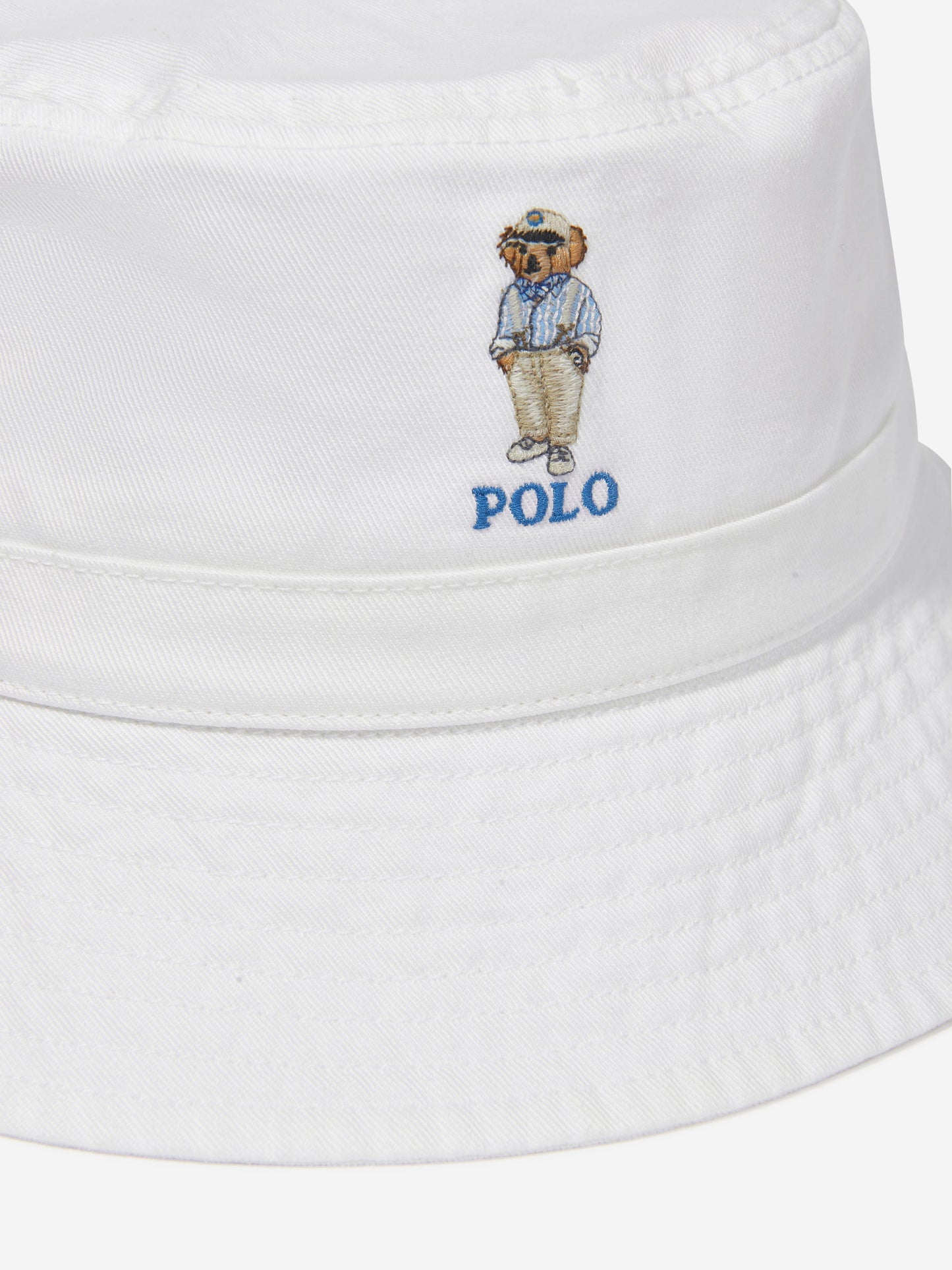 Ralph Lauren 男童白色熊渔夫帽