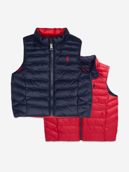 Ralph Lauren 男童双面马甲（海军蓝）