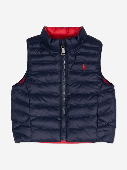 Ralph Lauren 男童双面马甲（海军蓝）