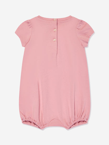 Ralph Lauren 女婴 Polo 连体衣（粉色）