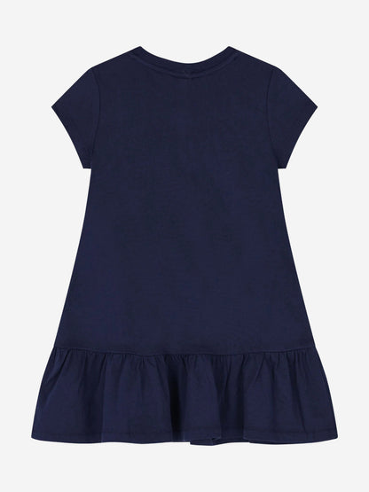 Ralph Lauren 女童海军蓝小熊针织连衣裙