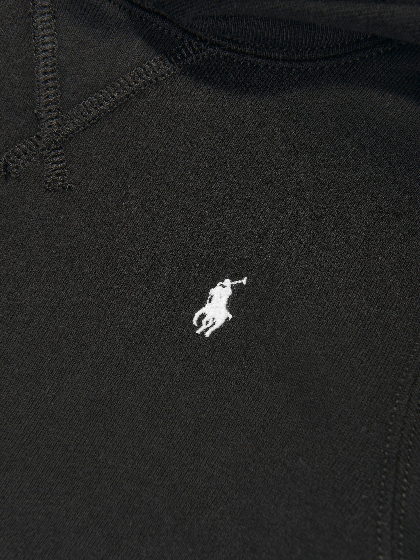 Ralph Lauren 男童黑色徽标连帽衫