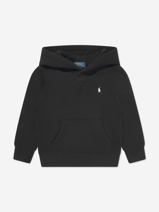 Ralph Lauren 男童黑色徽标连帽衫
