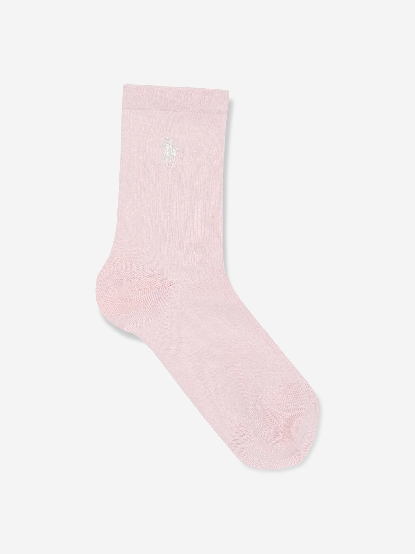 Ralph Lauren Girls Soft Rib 3 Pack Socks Set in Multicolour