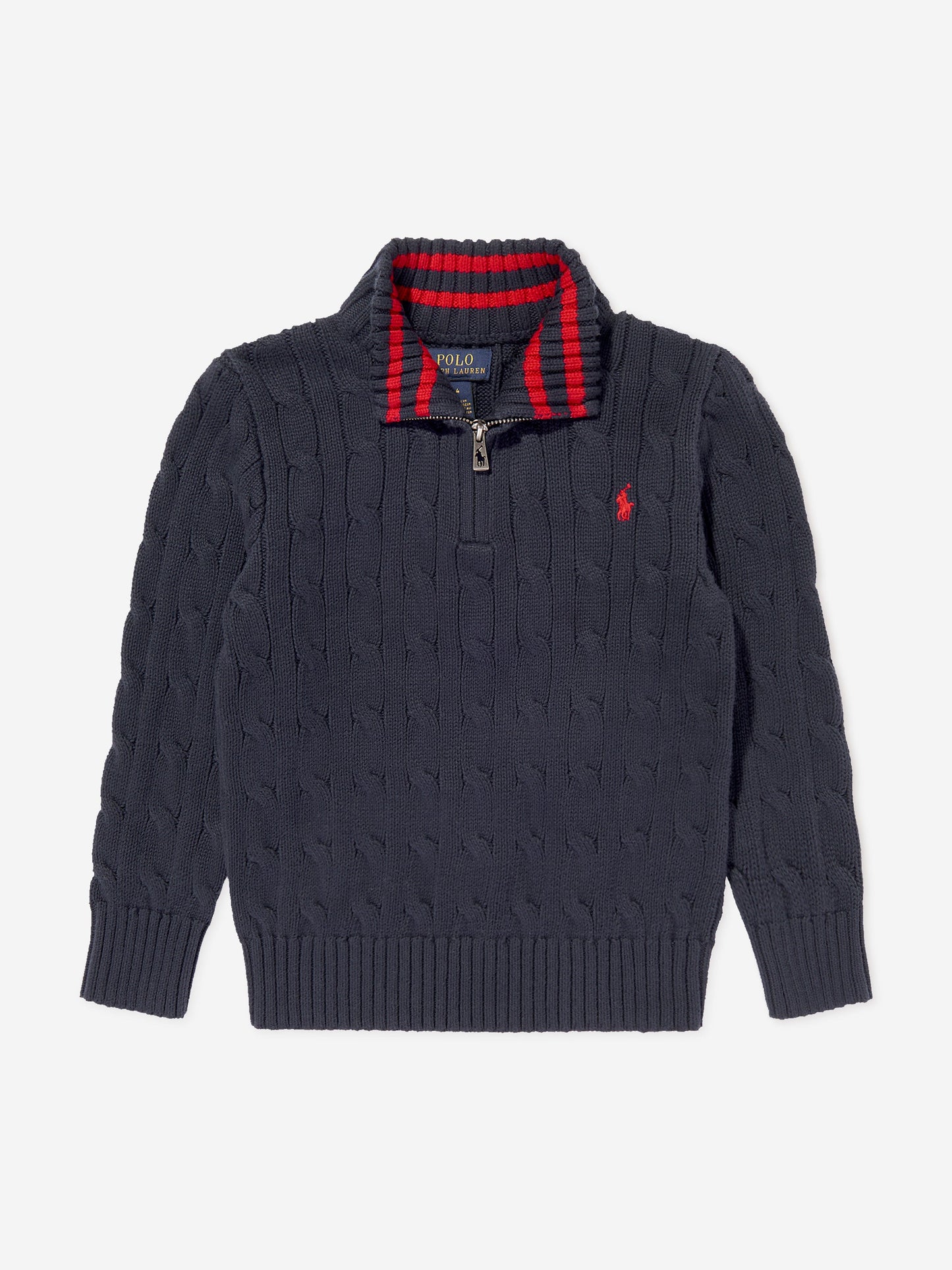 Ralph Lauren 男童半拉链套头衫（海军蓝）