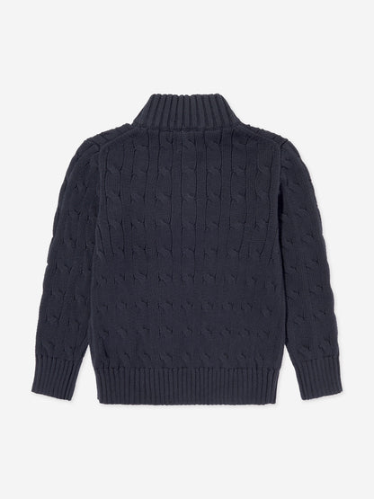 Ralph Lauren 男童半拉链套头衫（海军蓝）