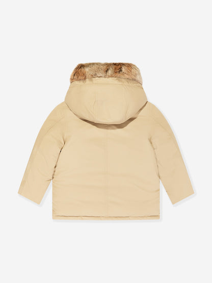 Ralph Lauren Boys Parka Coat in Beige