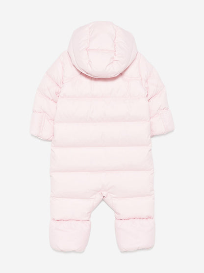 Ralph Lauren Baby Girls Ripstop Snowsuit in Pink