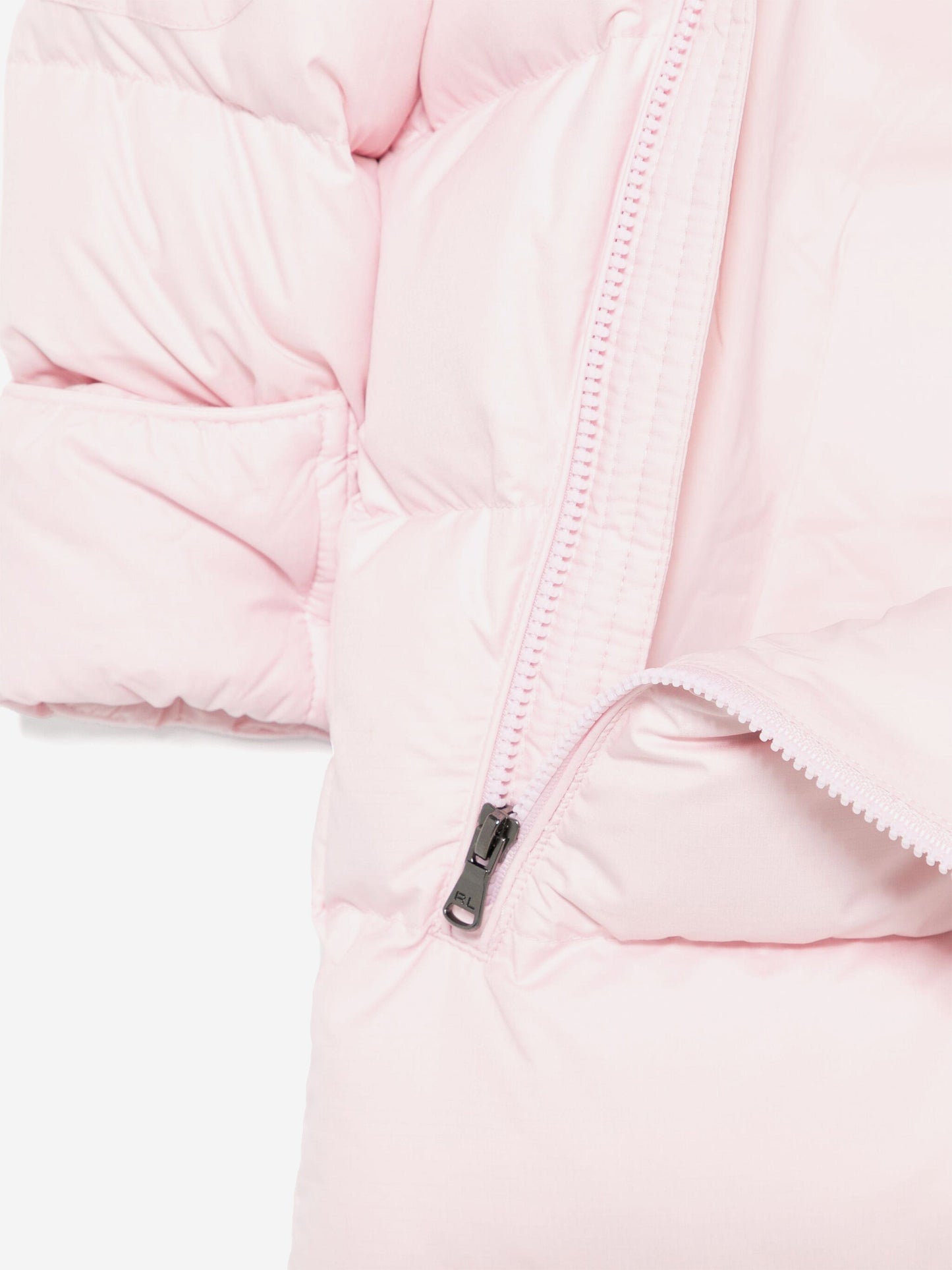 Ralph Lauren Baby Girls Ripstop Snowsuit in Pink