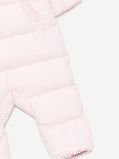 Ralph Lauren Baby Girls Ripstop Snowsuit in Pink