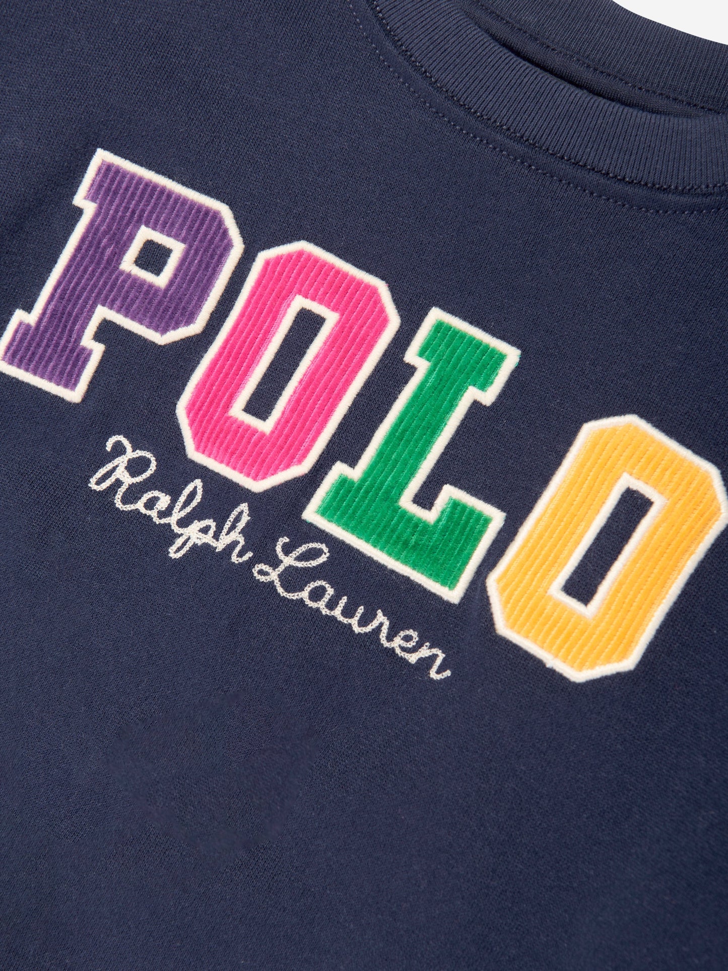 Ralph Lauren Girls Polo Sweatshirt in Navy