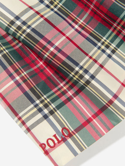 Ralph Lauren Girls Plaid Taffeta Dress in Multicolour