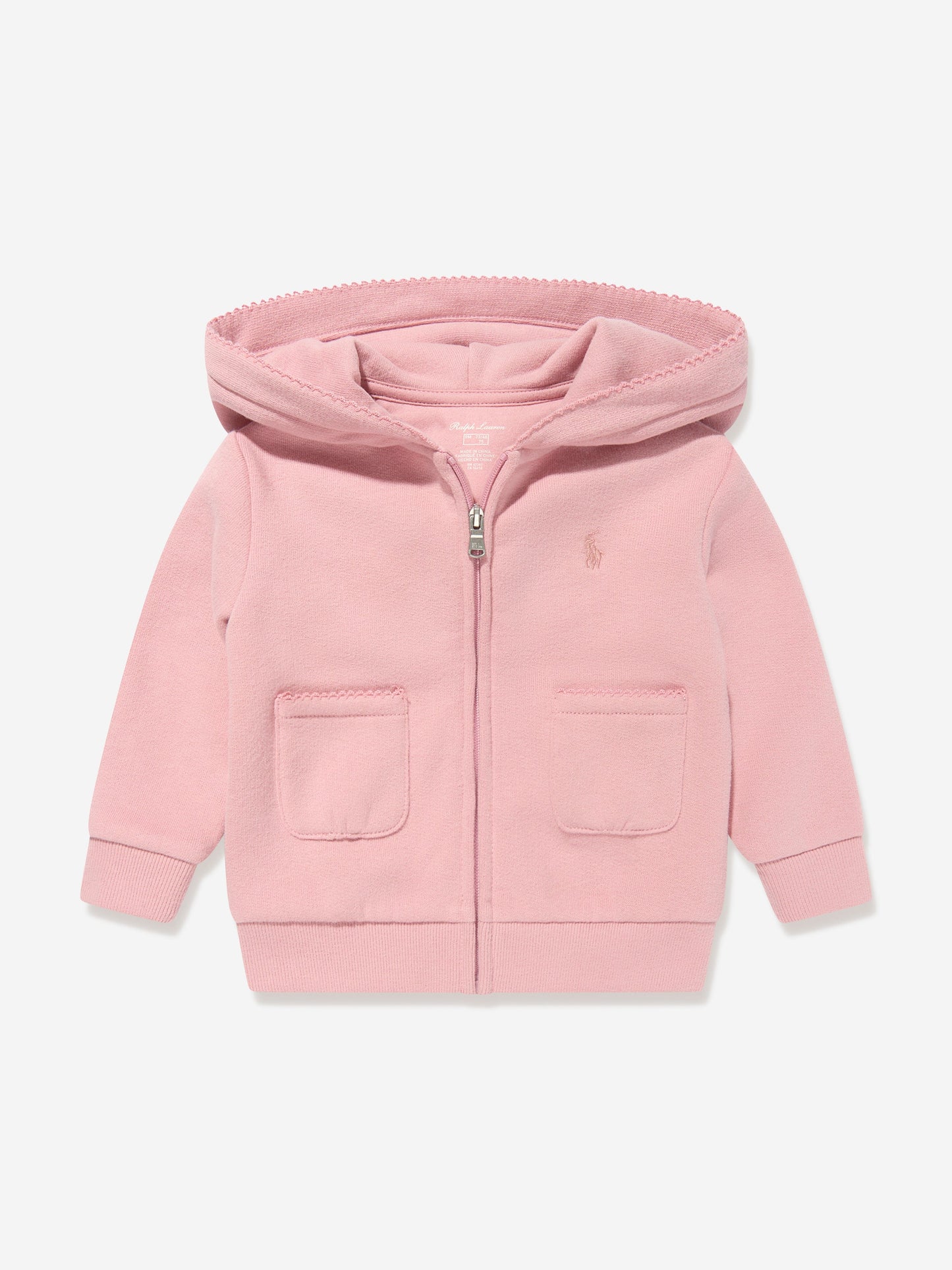 Ralph Lauren Baby Girls Fleece Tracksuit in Pink