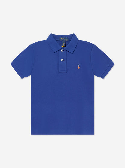Ralph Lauren 男童徽标 Polo 衫 n 蓝色
