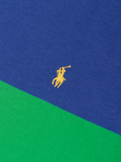 Ralph Lauren Boys Striped Logo T-Shirt in Blue
