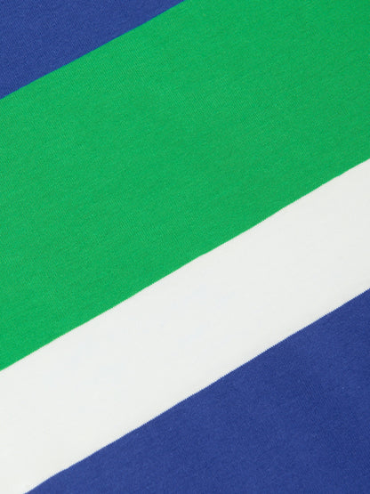 Ralph Lauren Boys Striped Logo T-Shirt in Blue