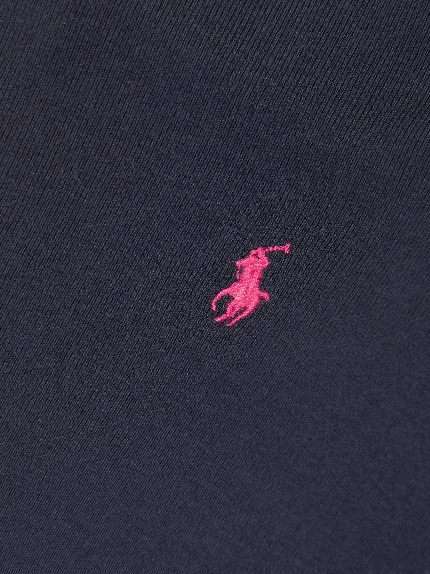 Ralph Lauren Girls Long Sleeve Ruffle T-Shirt in Navy