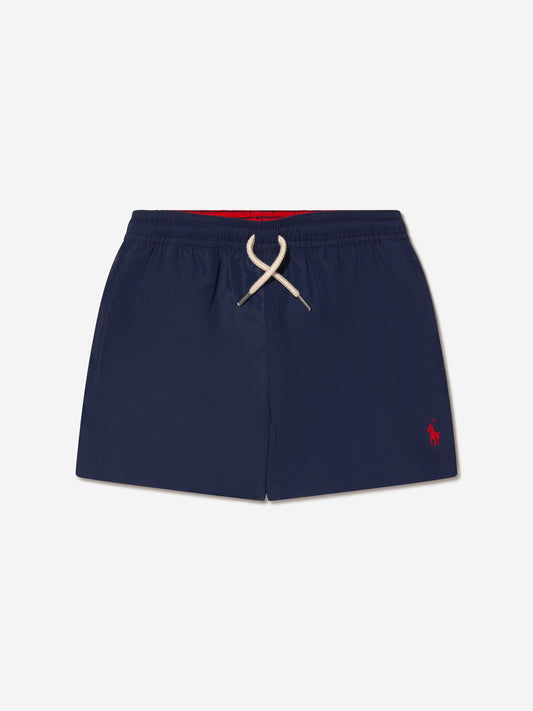 Ralph Lauren 男童徽标泳裤
