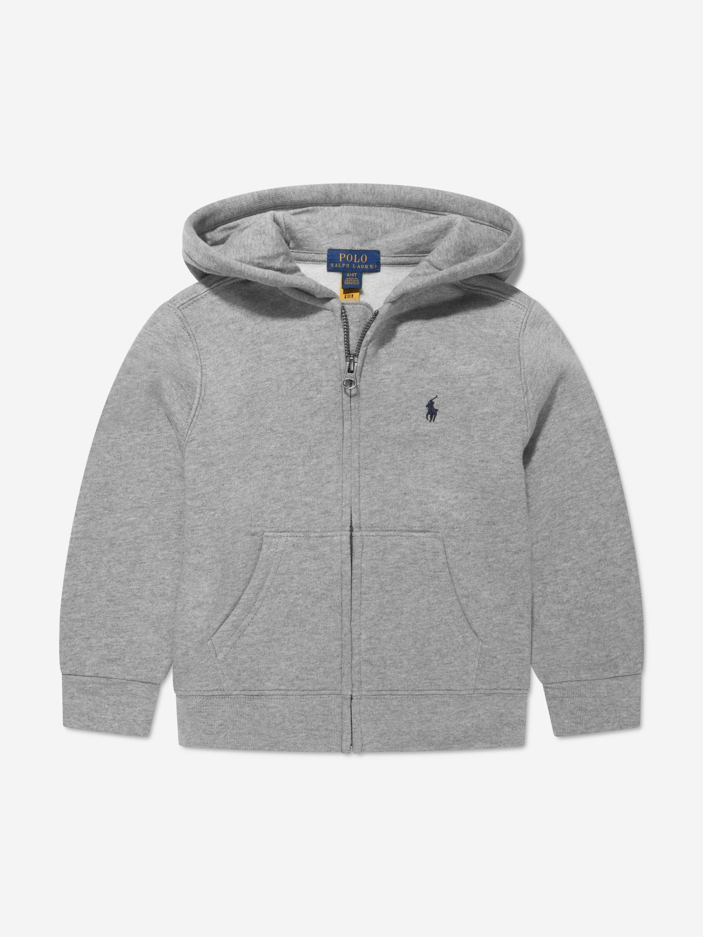Ralph Lauren 男童徽标拉链上衣（灰色）