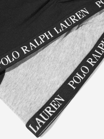 Ralph Lauren Girls 2 Pack Bralette Set in Black